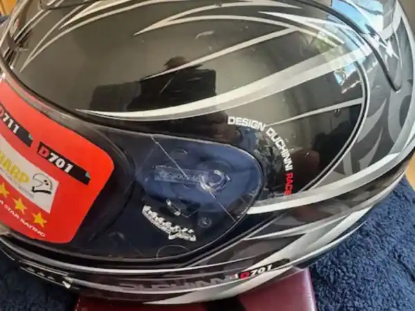 DUCHINI FULL FACE CRASH HELMET XXL NEVER USED ,NEW WITH TAGS NEW #2