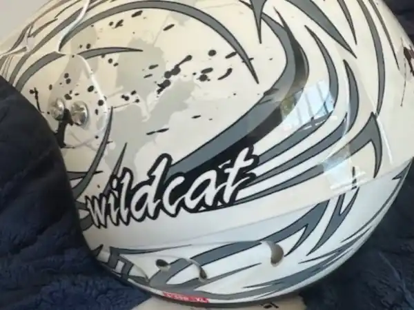 WILDCAT CRASH HELMET XL ..MOTO X.TRIALS ...NEW UNUSED WITH LABELS #3