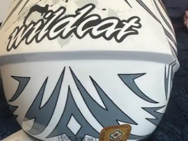 WILDCAT CRASH HELMET XL ..MOTO X.TRIALS ...NEW UNUSED WITH LABELS #4